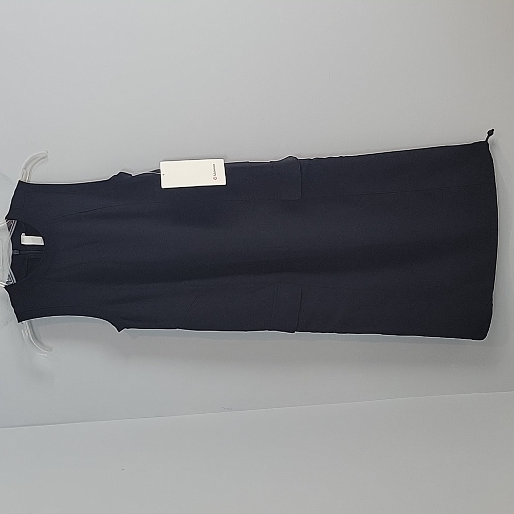 Lululemon Pocketed Drop-Waist Midi Dress - Black small 0